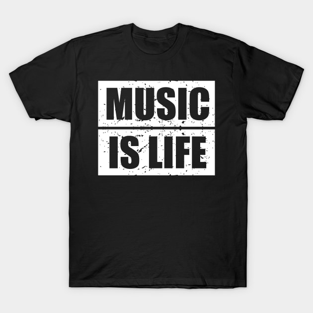 Music is my life. T-Shirt by omnia34